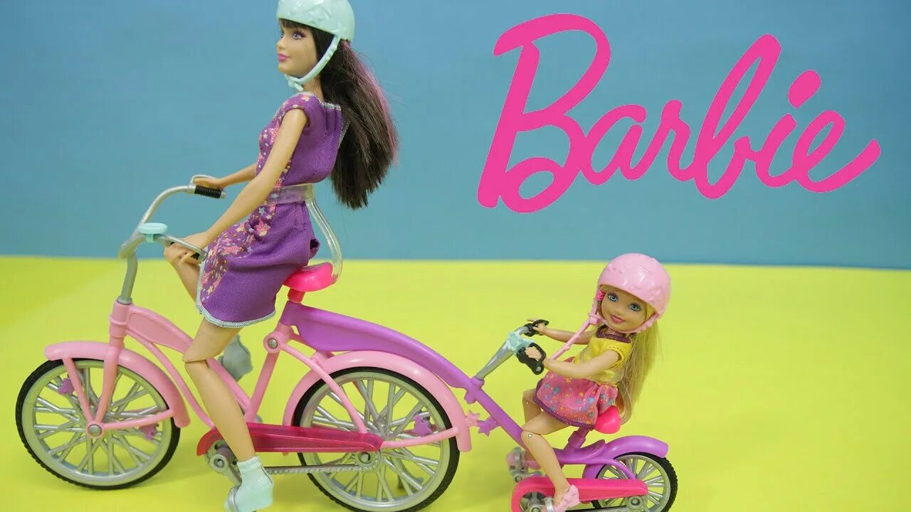 Куклы Барби сайклс. Велосипед Барби 4-6 лет.