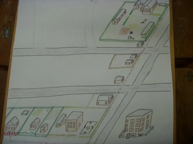 Рисунок путь в школу
