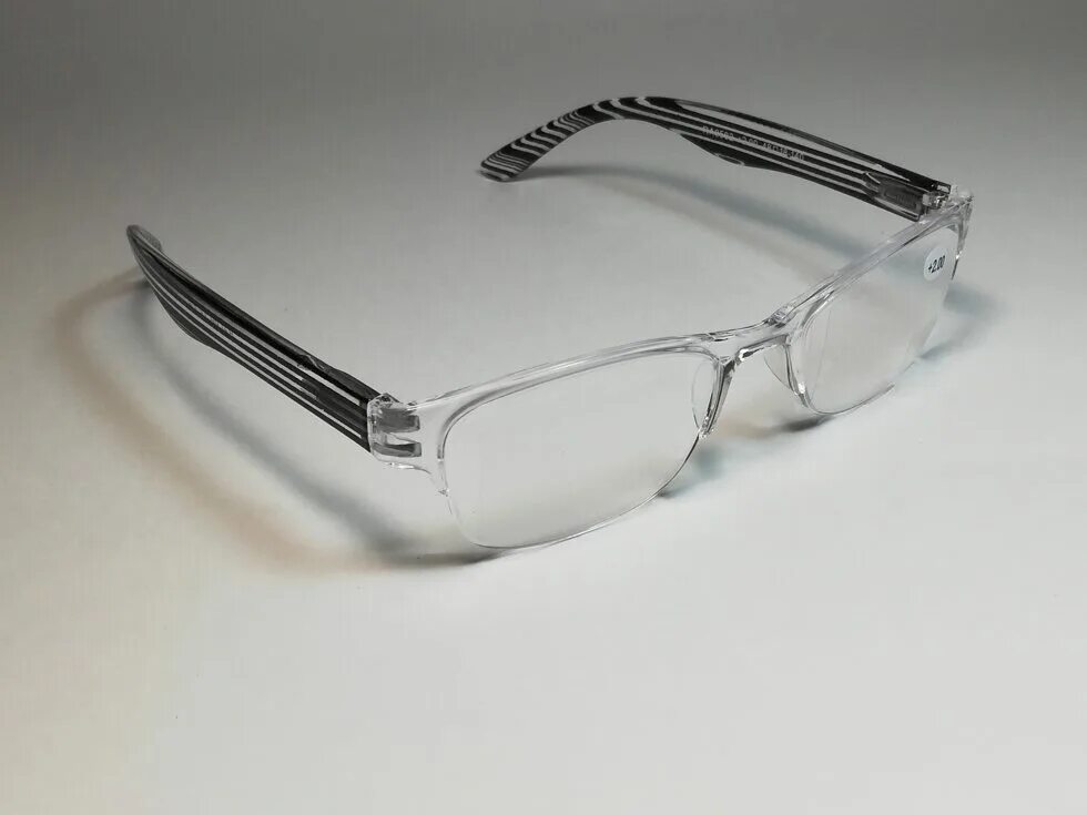 Готовые недорогие очки купить. Очки для чтения (+) 2,75 ДРР - 60-62 мм. Очки для чтения пластиковые. Пластмассовая оправа для очков. Очки без верхней оправы.