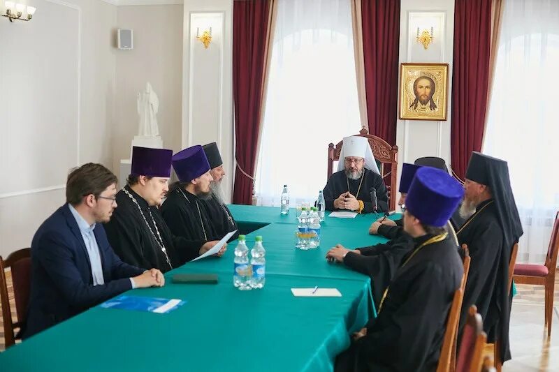 духовенство чувашской епархии. 2021 год храм казанской иконы божьей матери город цивильск. собрание отдела. чебоксары. государственная епархиального чебоксары.