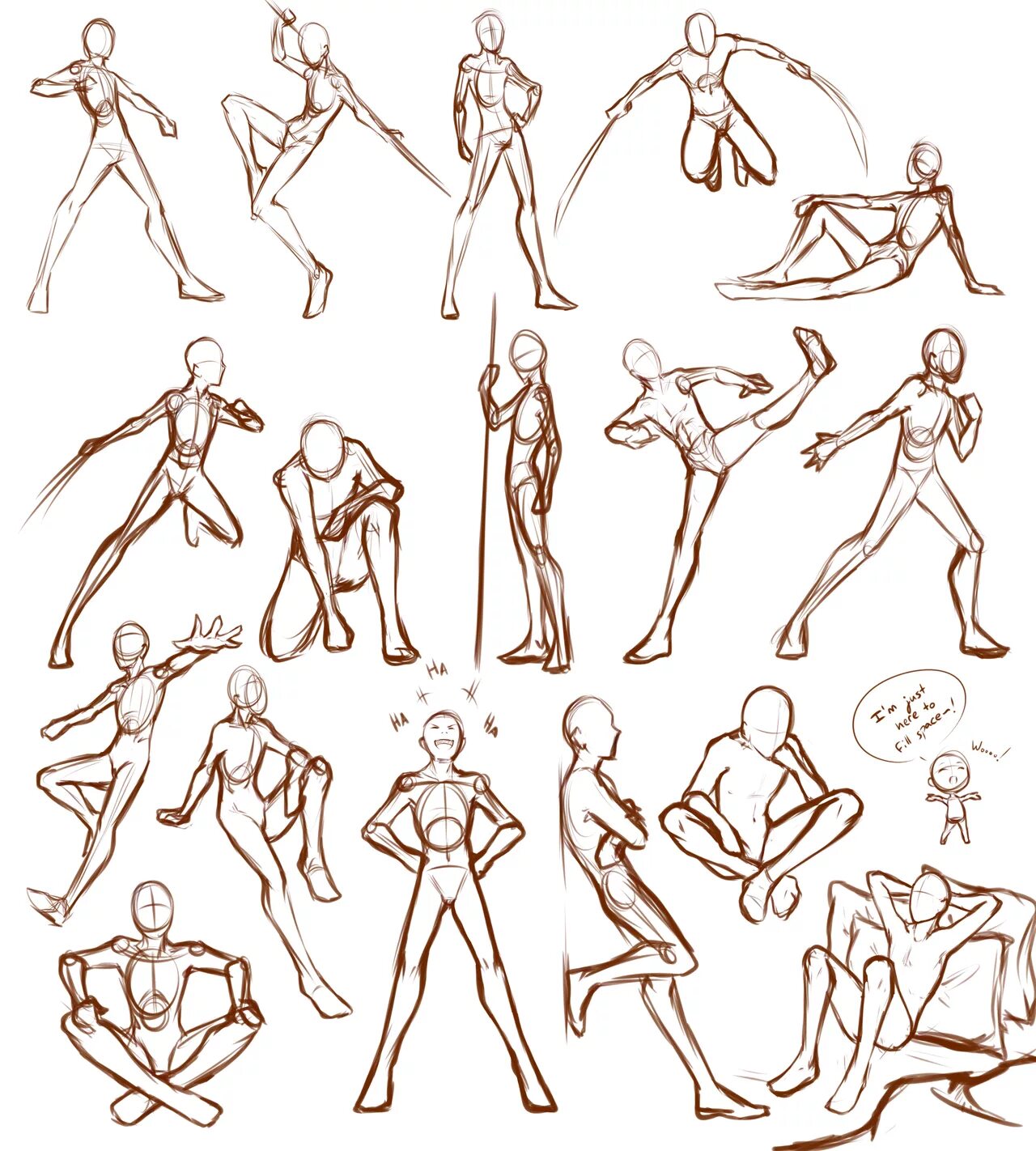 Avatar poses