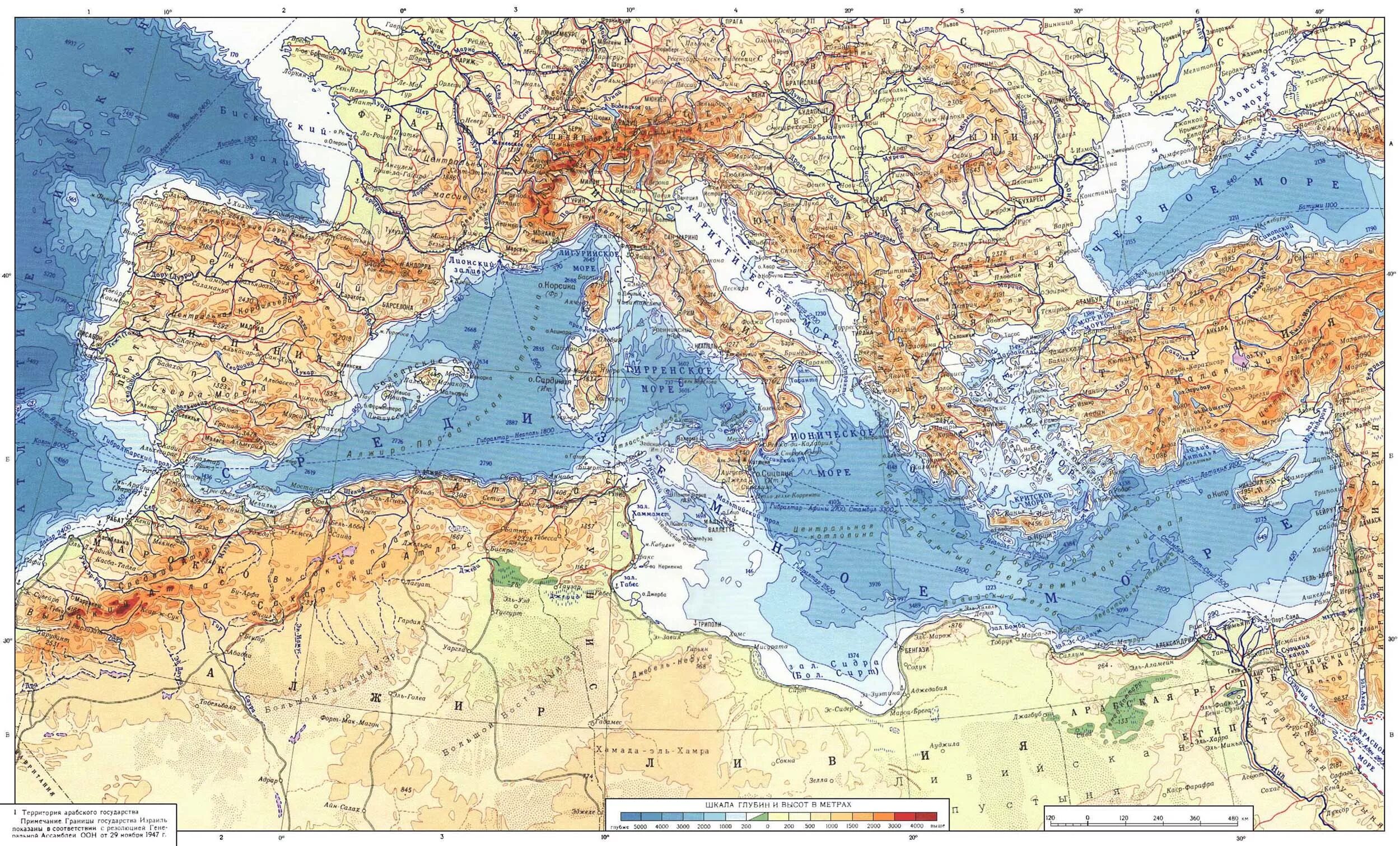 Карта средиземного и черного. Карта черного и Средиземного морей. Бассейн Средиземного моря на карте. Акватория Средиземного моря. Черное и Средиземное море на карте.