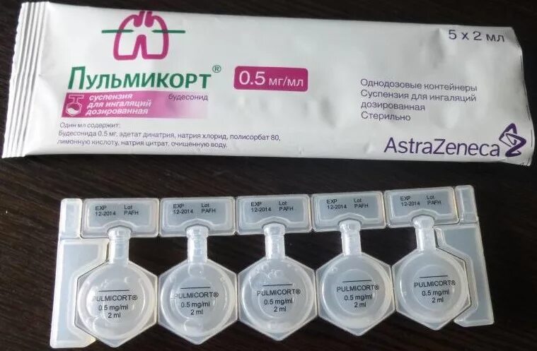 Лекарственный препарат AstraZeneca Пульмикорт (суспензия для ингаляций дозирован