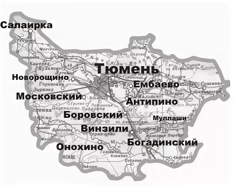 Тюменский район карта Тюменского района. Границы Тюменского района на карте. Карта Тюменского района Тюменской. Карта Тюменского района с деревнями.