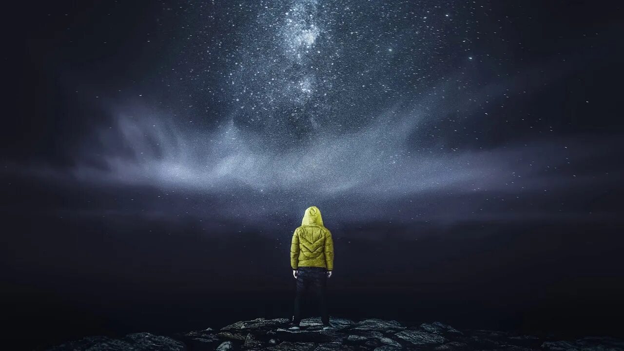 Star man in the sky