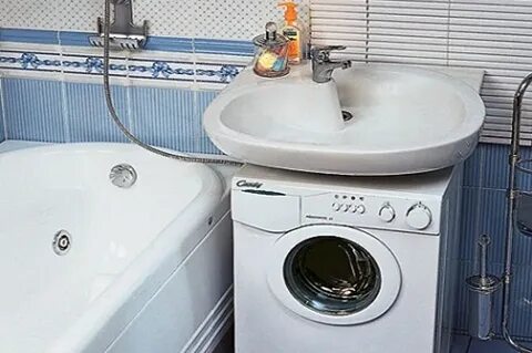 Раковине вместе с машиной