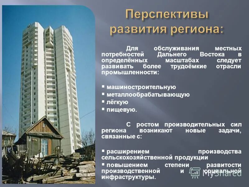 Перспективы регионального развития