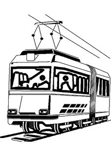 Dibujo de Tranvía para colorear y pintar #52100