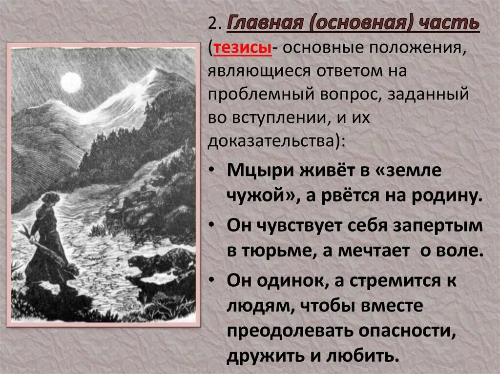 Что значило жить в представлении мцыри сочинение. Что значило жить в представлении мцыри сочинение