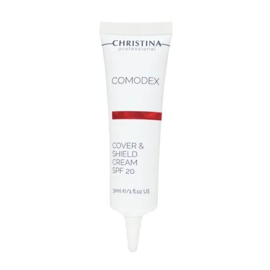 Comodex Cover & Shield Cream SPF 20 – защитный крем с тоном SPF 20. Крем защитный с тоном SPF 20 / Cover & Shield Cream Comodex оттенрк. Кавер крем Комодекс. Christina Comodex.