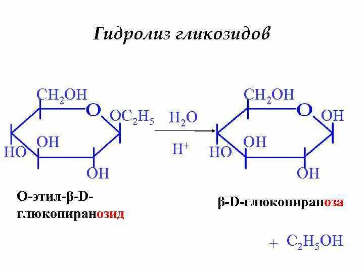 C2h5oh hcl. Гидролиз гликозидов. Гидролиз n гликозидов. Альтропираноза. Этил в д глюкопиранозида.