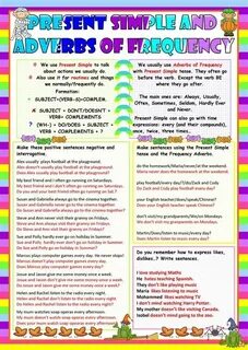 We use present simple to talk about