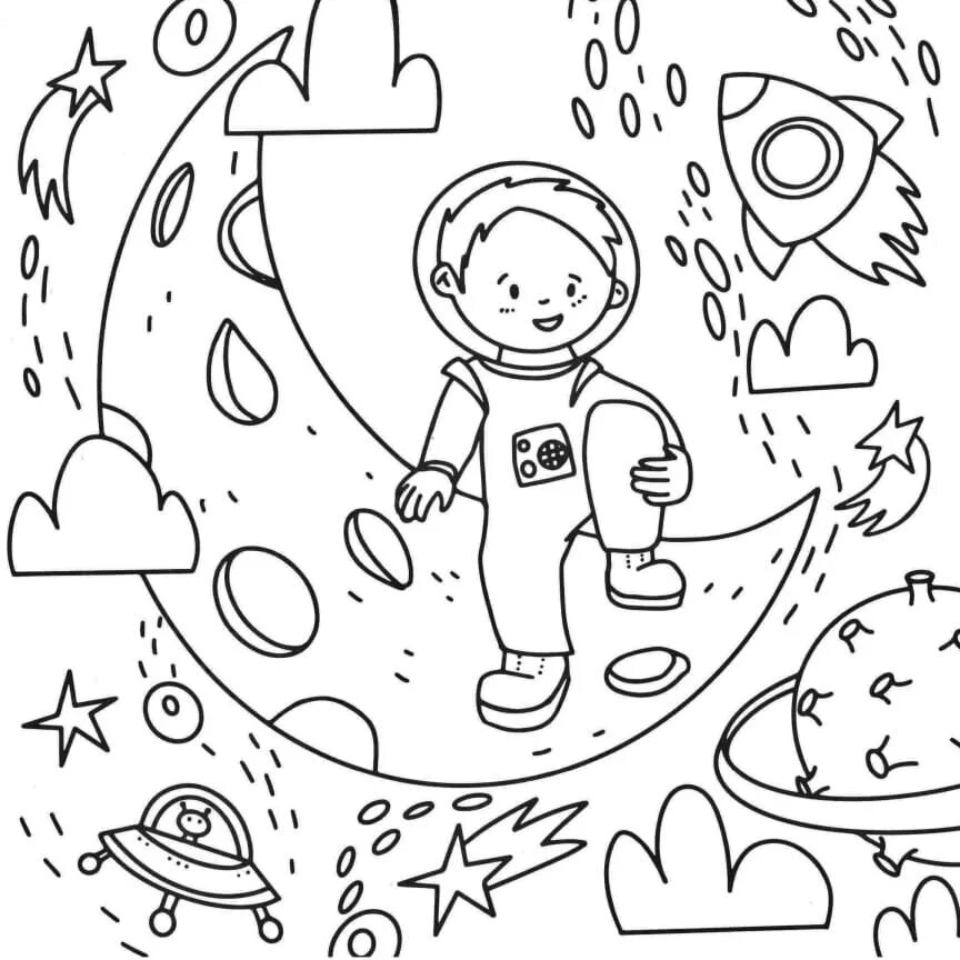 Раскраска. В космосе. Космос раскраска для детей. Детские раскраски космос. Раскраски для мальчиков космос. Шаблоны ко дню космонавтики 1 класс