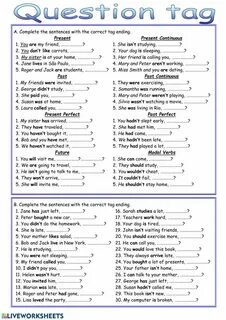 Tags exercises