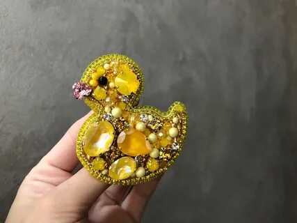 Уточка из бисера