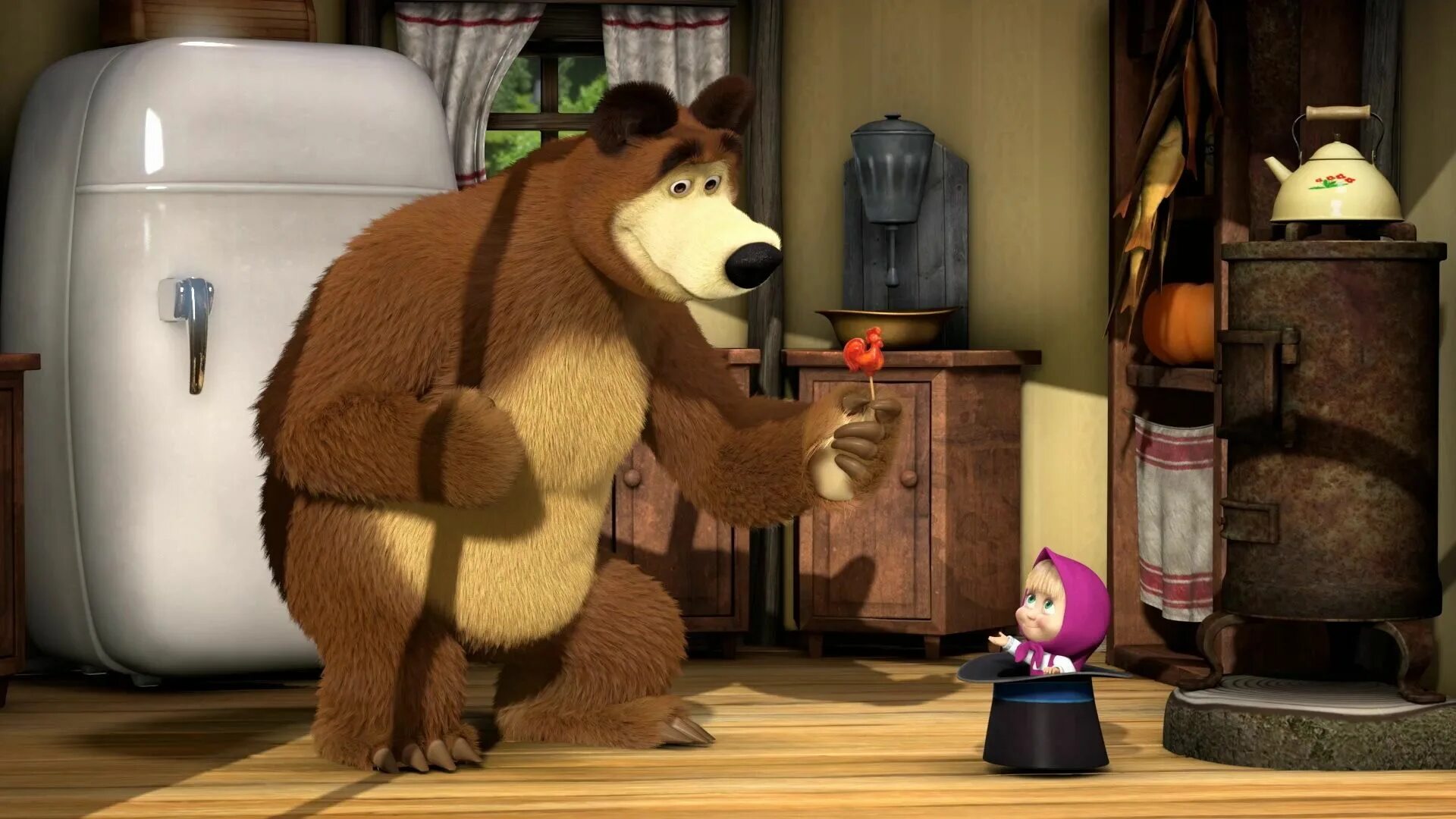 osa de masha y el oso sin fondo - El Taller de Hector Masha y el oso, Decoracion