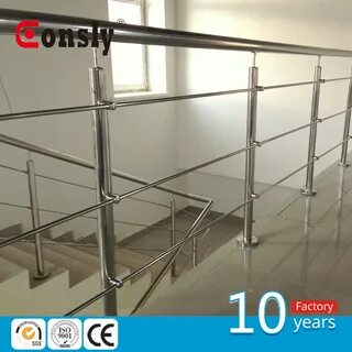 Перила из нержавейки для лестниц фото