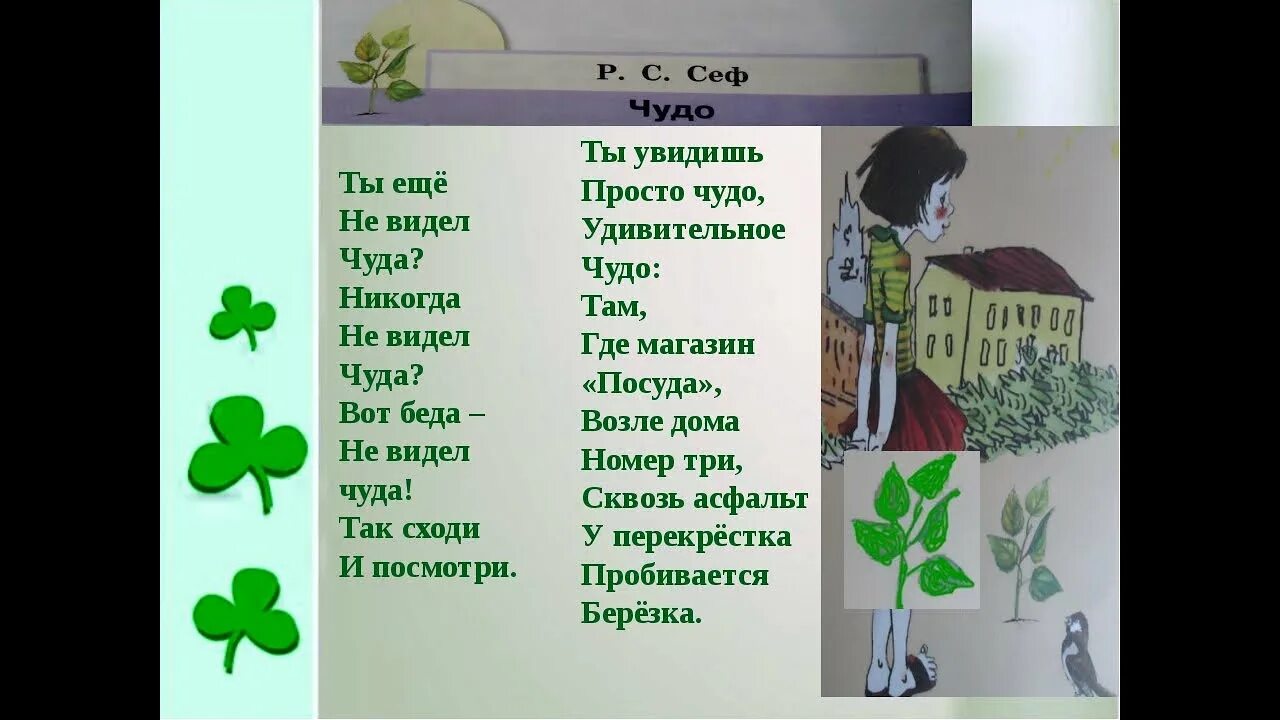 Р сеф если ты ужасно. Р Сеф чудо. Стих чудо Сеф. Р Сефа чудо стихотворение.