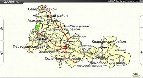 Елшанка оренбургская область на карте