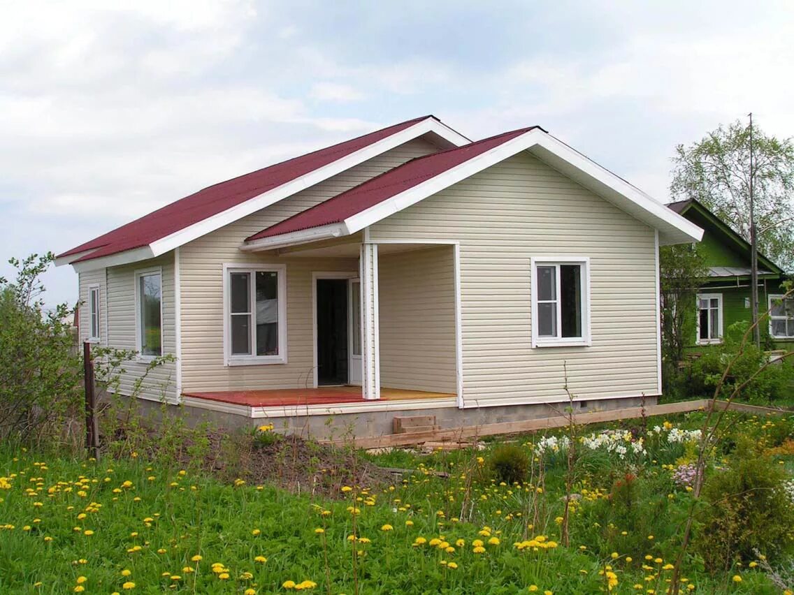 постройка домов тула. дачный дом для круглогодичного проживания. каркасный домик. мансардный дом. постройка домов тула.