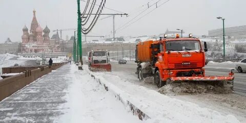 Снегоуборочная машина в москве