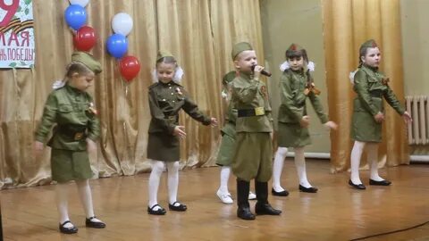 Военное попурри танец для детей