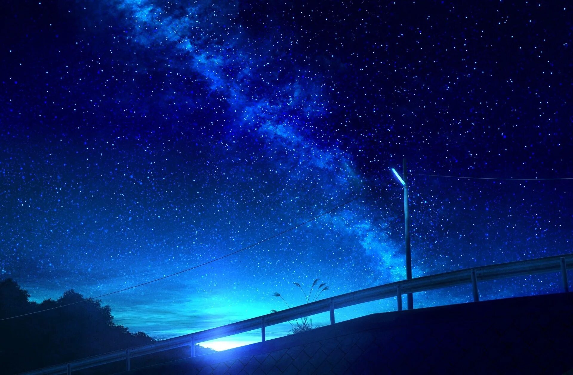 Ночное небо ответы. Аниме starry night. ночной фон. ночное небо арт. фон ночного неба.