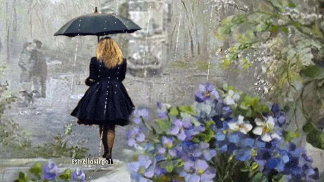 Доброе утро в дождливую погоду. Весенний дождь и девушка. Девушка под дождем Весна. Весна дождь девушка. Женщина в саду под дождем.
