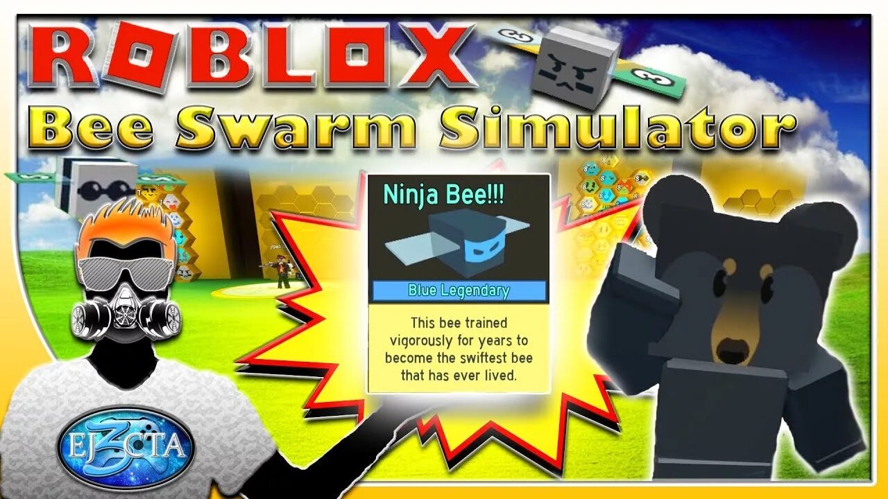 Bee swarm simulator discord. Ninja bee. синий рудзак bee swarm.