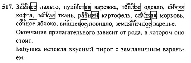 Русский язык 3 класс стр 66. Русский язык 3 класс 2 часть упражнение 517. Решение упражнения по русскому языку 3 класс. Русский язык 3 класс 2 часть страница 66. Русский язык 3 класс Рамзаева упражнение 489.