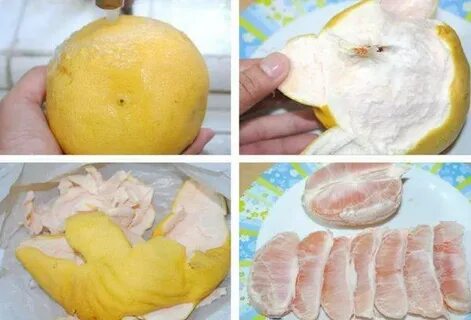 Как порезать грейпфрут