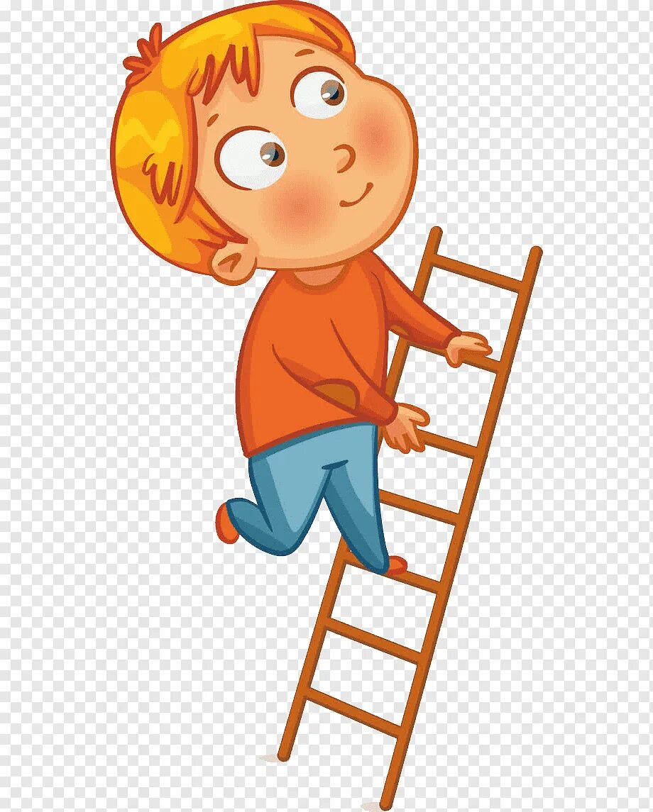 Мальчик поднимается по лестнице. Человечек на лестнице. Лестница для детей. Лестница мультяшная. Человечек лезет по лестнице.