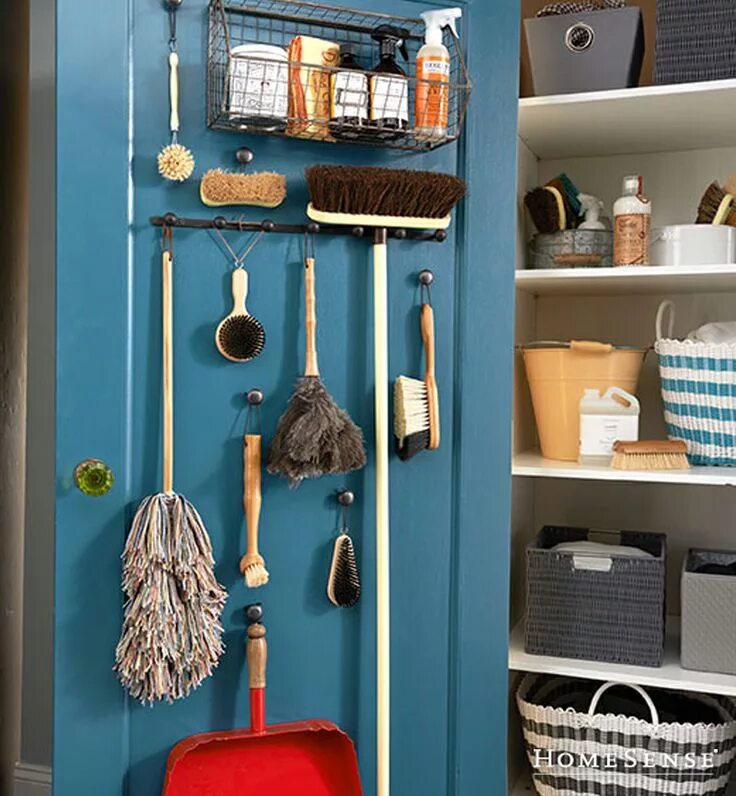 Storage clean. Broomstick Storage. Broom Closet. Broom Storage in tiny Home. Home sense backet.