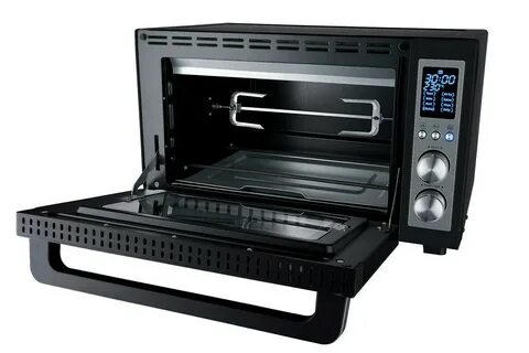 Мини печь с двойным стеклом и конвекцией