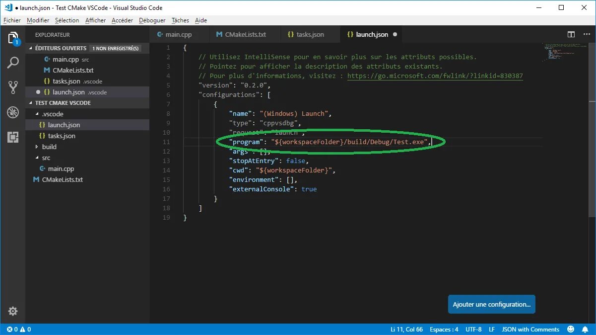 Визуал студио код c++. Cmake Visual Studio. Сборка проекта cmake c++. Launch.json. Configuration json