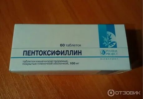 После пентоксифиллина