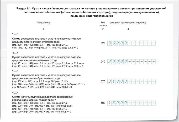 Авансовые платежи и сумма налога. Как рассчитать авансовый платеж УСН. Как считается доход в декларации. Как посчитать доход по декларации упрощенка. Ип платит авансовые платежи по усн