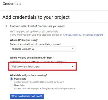 Youtube api