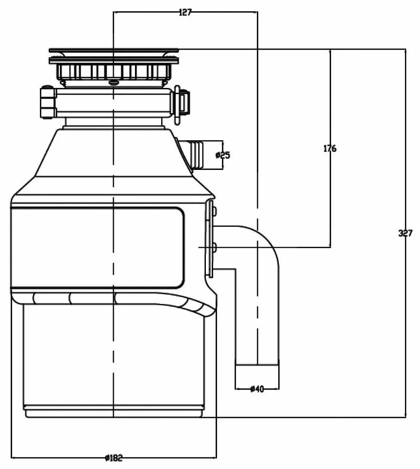 Cleesink Kitchen Sink Garbage Waste Food Disposer Unit - Buy Kitchen Disposers,W