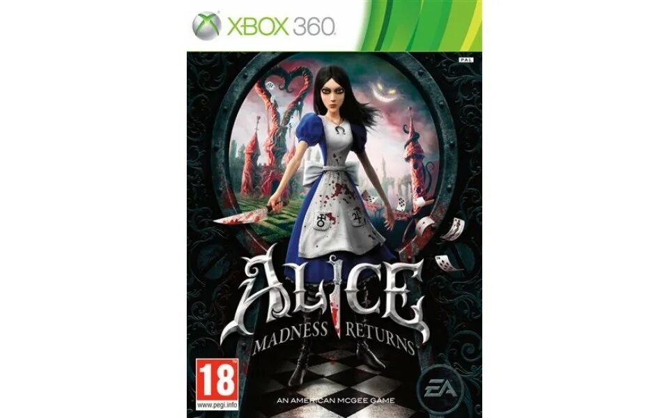 Алиса где такая игра. Alice Madness Returns Xbox 360. American MCGEE'S Alice Xbox 360. Alice Madness Returns Xbox. Алиса игра на хбокс 360.