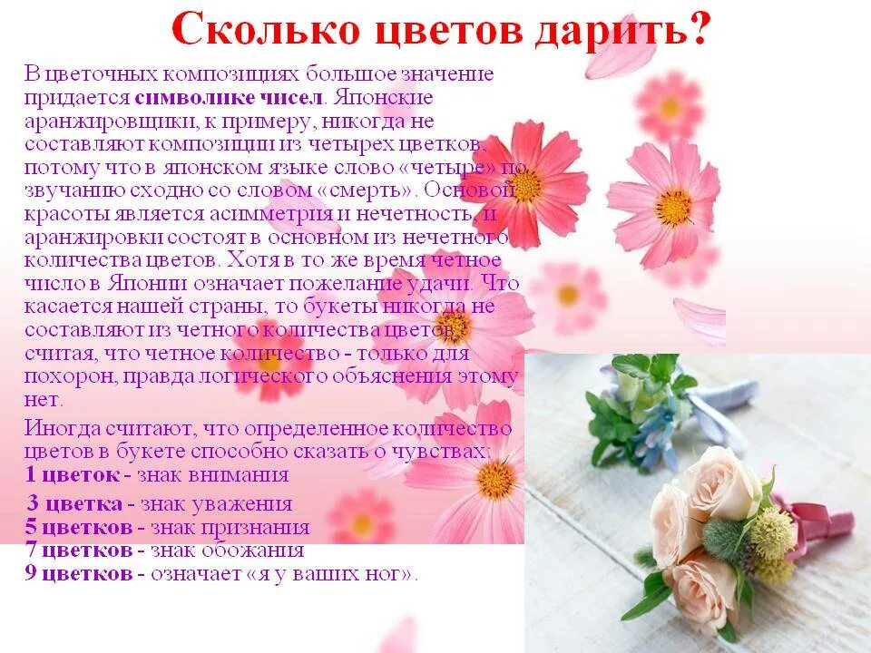Нечетные числа цветов дарят сколько. Значение количества цветов. количество цветов дарят. количество цветов в букете значение. сколько можно дарить цветов количество.