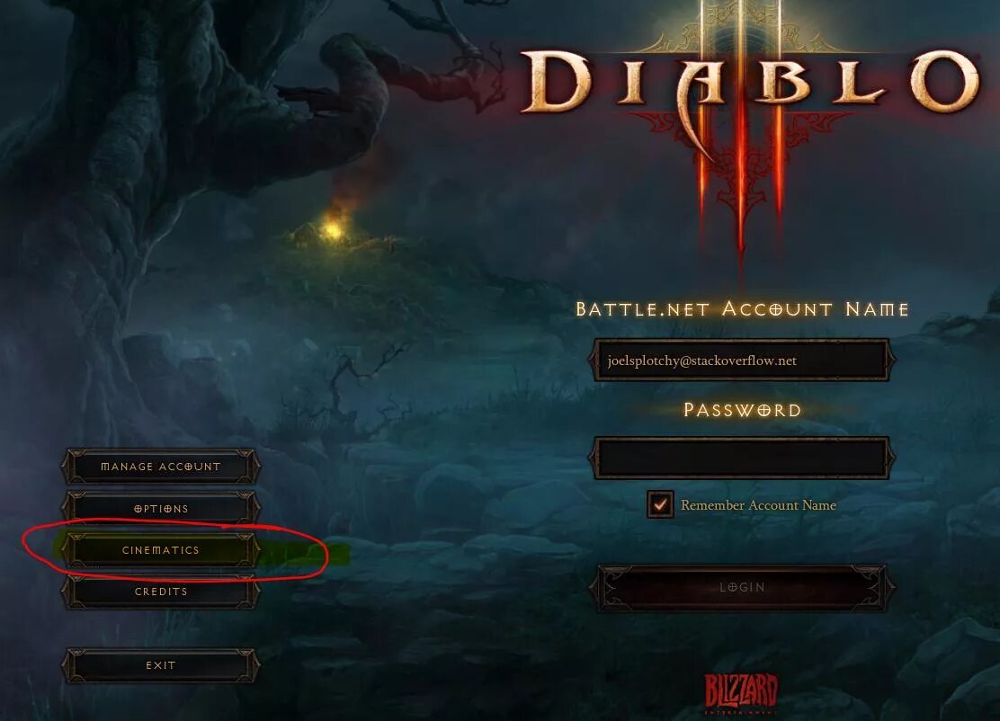 Под меню на игры. Diablo iii главное меню. меню дьябло 3. дьябло 4 меню. главное меню диабло 2.