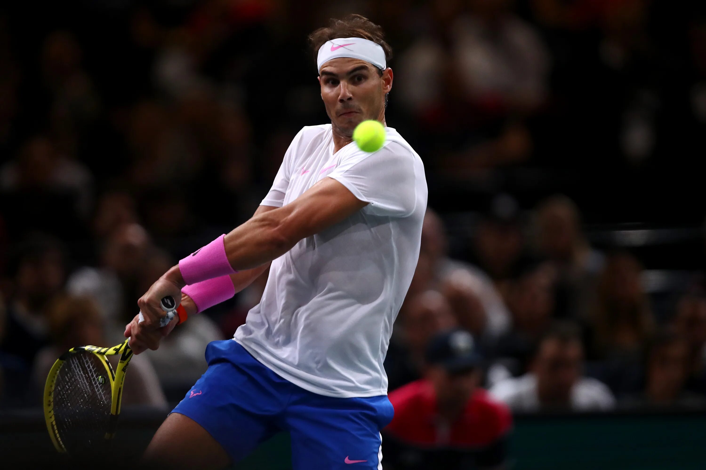 Теннис финал мужчины сегодня. Надаль бэкхенд. Надаль играет. Nadal backhand Paris.