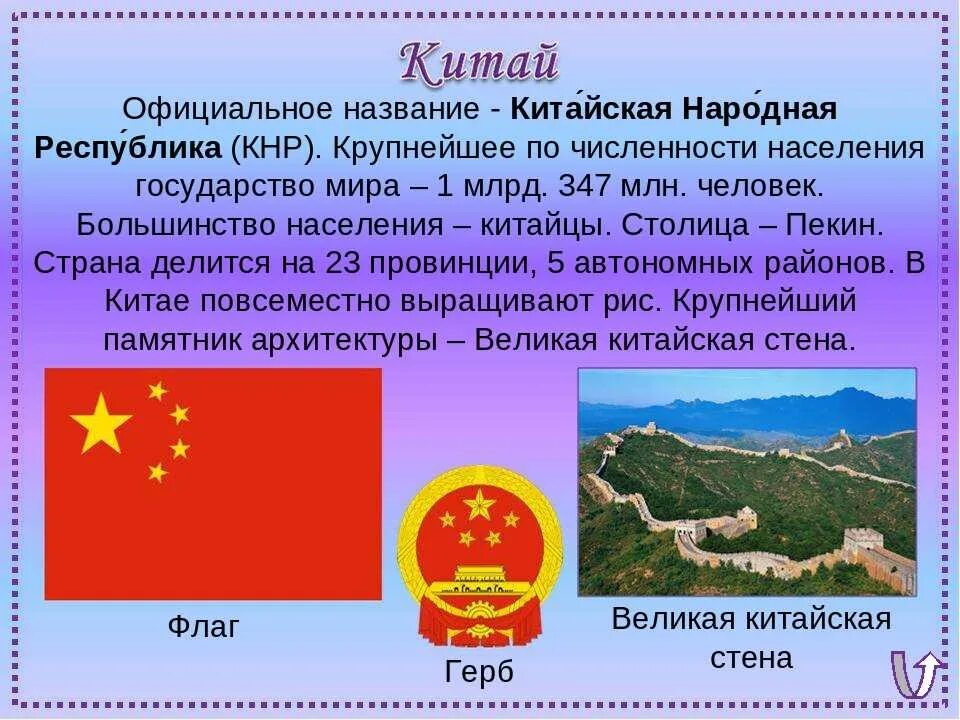 Рассказ о стране 2 класс окружающий. Китай рассказ о стране для 2 класса.