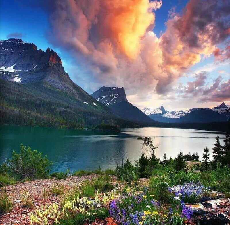 Очень прекрасные картинки. Глейшер (национальный парк, США). Национальный парк Глейшер Монтана. Глейшер (национальный парк, Канада). Красота природы.