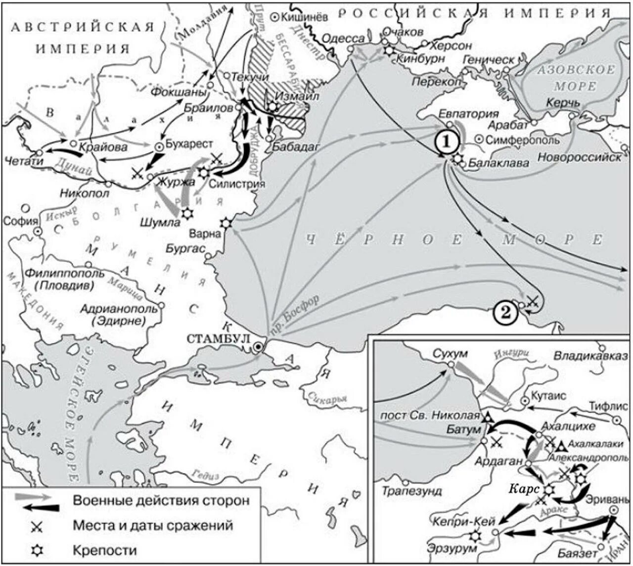 История карты схемы