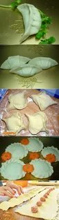 Как красиво лепить пельмени руками