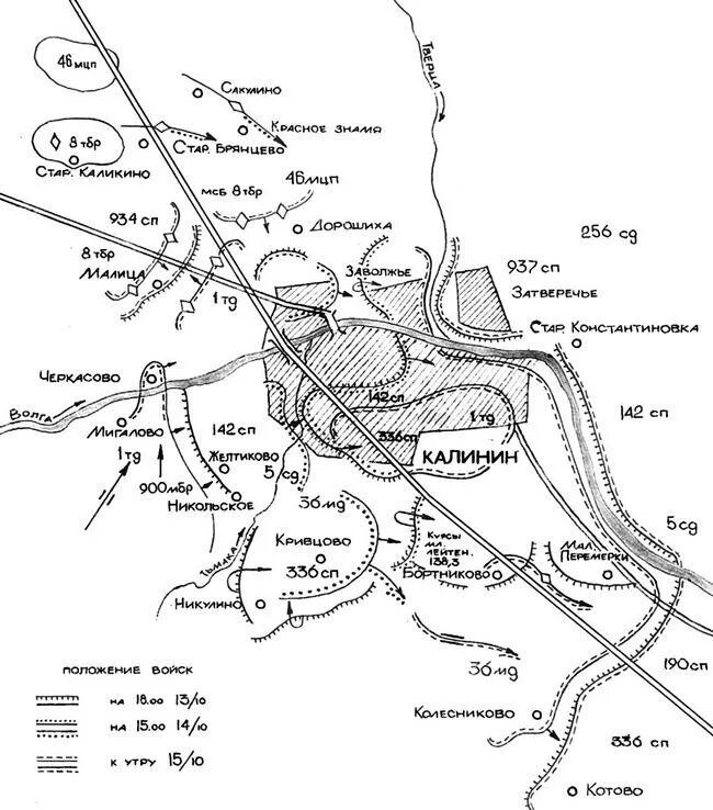 Оборона Калинина в 1941. Сражение за Калинин 1941. Карта Калинина 1941 года. Карта обороны Калинина 1941. Военная хроника карта