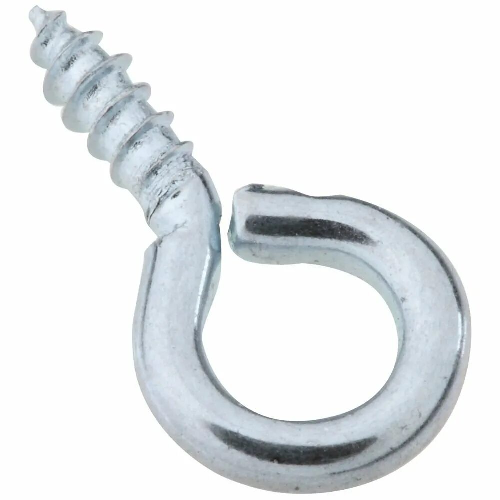 2 zinc. Hook and Eye. Hook-and-Eye fastening. Small Screw. Zinc finish svomces.