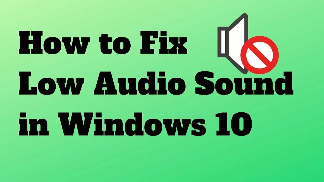 Fix low